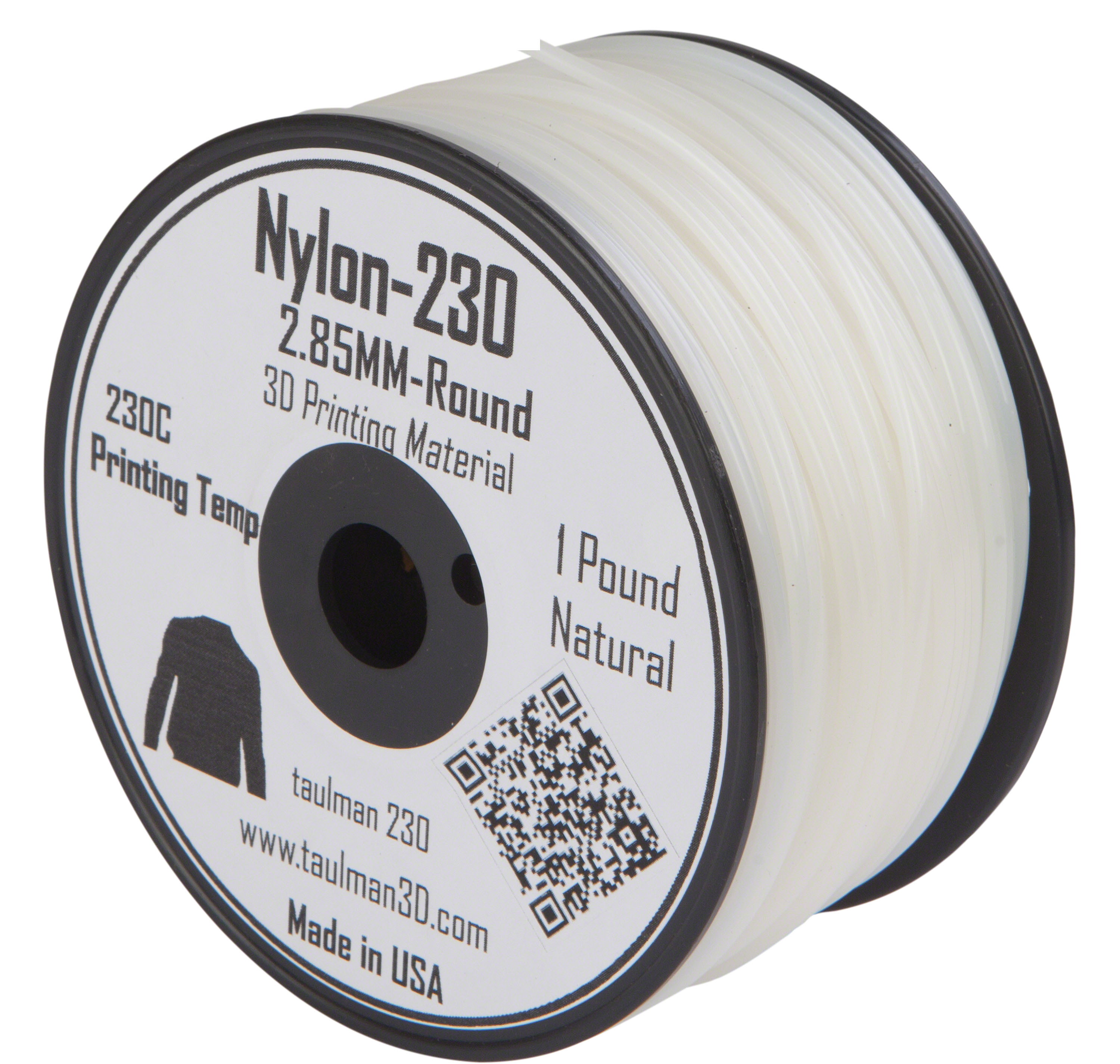 Taulman 3d Filament Taulman 3D Nylon 230 3mm M01151052 045 3DWare taulman-3d-filament-taulman-3d-nylon-230-3mm-m01151052-045-3dware